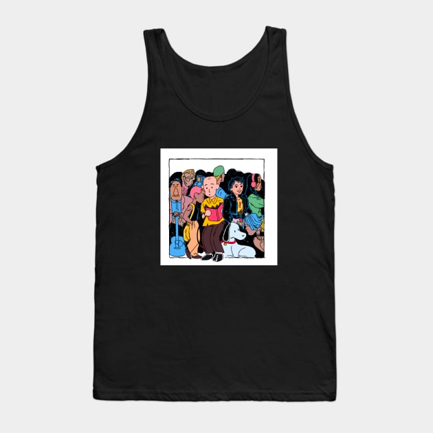 Subway Scene Tank Top by raulfigtree